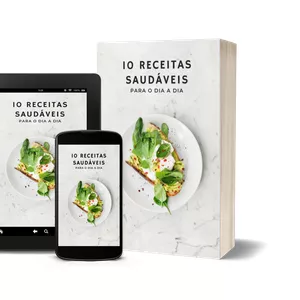 Imagem de capa para o Ebook 10 Receitas Saudáveis para o dia a dia
