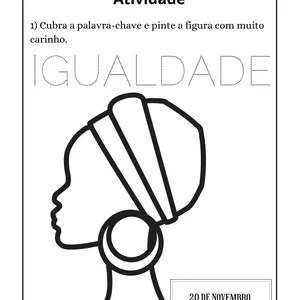 Imagem de capa para o Ebook Atividade Consciência Negra 