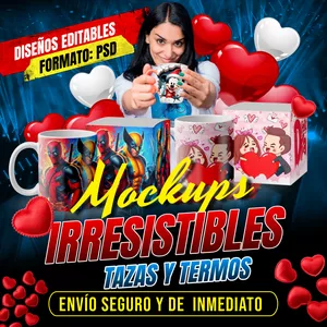 Imagen de portada para Curso online MOCKUPS IRRESISTIBLES DE TAZAS Y TERMOS