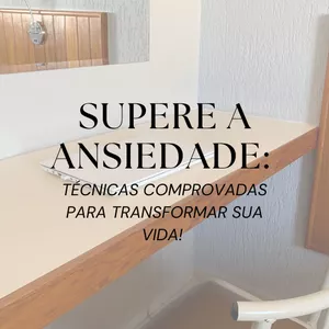 Imagem de capa para o Ebook Supere a Ansiedade: Técnicas Comprovadas para Transformar sua Vida!