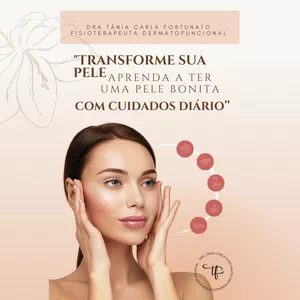 Imagem de capa para o Ebook "Transforme sua pele, aprenda a ter uma pele bonita com cuidados diário’’