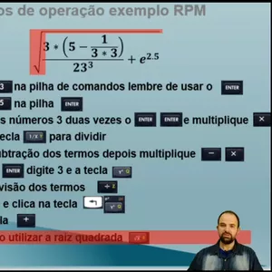 Imagem do curso VÍDEO CURSO CALCULADORA GRÁFICA HP 50G