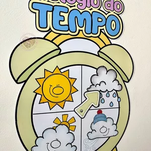 Imagem de capa para o Ebook Relógio do tempo interativo (  clima )