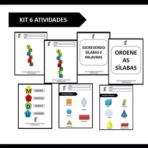 Imagem de capa para o Ebook KIT 6 ATIVIDADES