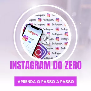 Imagem de capa para o Curso online Instagram do Zero