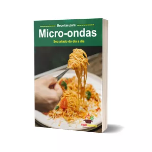 Imagem de capa para o Ebook Receitas para micro-ondas