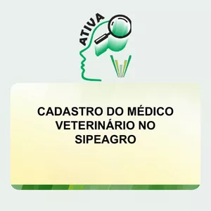 Imagem de capa para o Serviço online Cadastro Médicos Veterinários no SIPEAGRO
