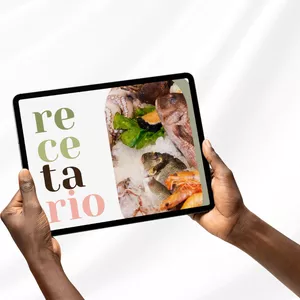 Imagen de portada para Ebook "Sabores del Mar" – Recetas de Pescado para Sorprender sin Complicarte 🐟🌿🍋