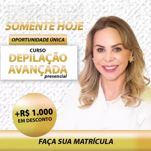 Imagem de capa para o Evento presencial CURSO DEPILAÇÃO AVANÇADA