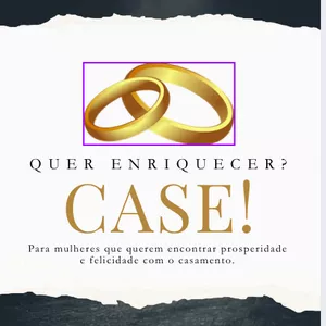 Imagem de capa para o Ebook Quer enriquecer? Case!