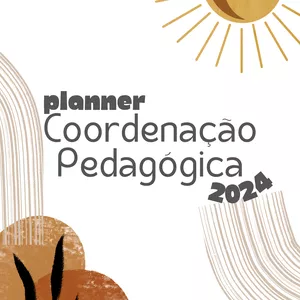 Imagem de capa para o Ebook Planner Coordenação Pedagógica 2024