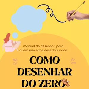 Imagem de capa para o Curso online Como desenhar do zero- Manual do desenho