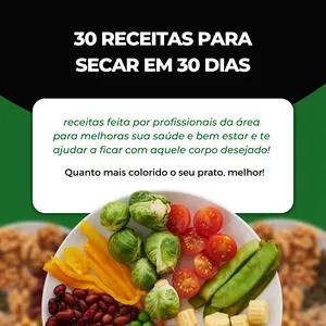 Imagem de capa para o Ebook 30 receitas para emagrecer com saúde e sabor