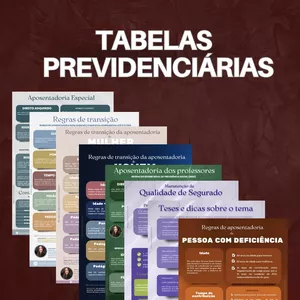 Imagem de capa para o Ebook Tabelas Previdenciárias