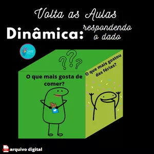 Imagem de capa para o Ebook Dinâmica Volta as Aula - Dadinho 