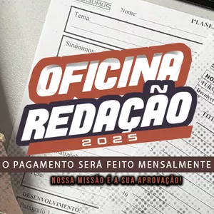 Imagem de capa para o Curso online OFICINA DE REDAÇÃO 2025