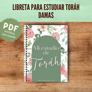 Imagen de portada para Ebook Libreta p/estudio de Toráh Damas
