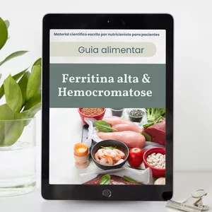 Imagem de capa para o Ebook Guia Alimentar para Ferritina Alta e Hemocromatose