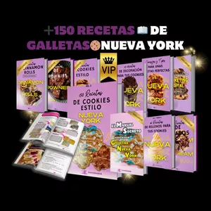 Imagen de portada para Ebook 150 Recetas de galletas Estilo Nueva York + Bonos