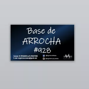 Imagem principal do produto BASE DE ARROCHA PARA COMPOR #928  @Engenharia da Música ​