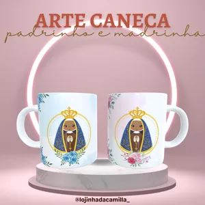Imagem de capa para o Ebook ARTE CANECA- PADRINHO E MADRINHA ES