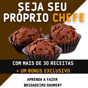 Imagem de capa para o Ebook Curso de Brigadeiro Gourmet 