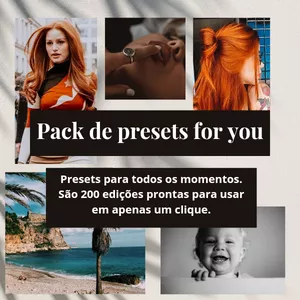 Imagem de Pack de presets for you  criado por Liliane ignacio na hotmart