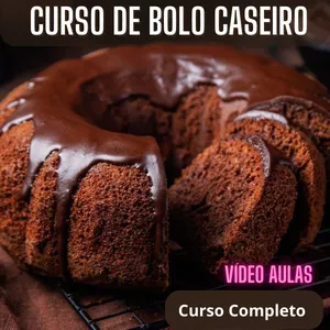 Imagem de capa para o Curso online Curso de Bolos Caseiros Lucrativos