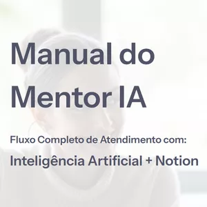 Imagem de capa para o Ebook Manual do Mentor IA