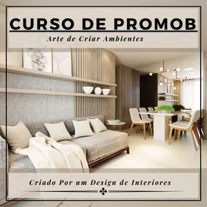 Imagem de capa para o Curso online Domine o Promob: Curso Completo de Criação de Ambientes Planejados