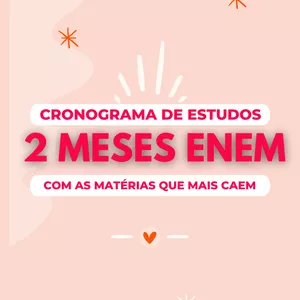 Imagem de capa para o Curso online CRONOGRAMA ENEM 2 MESES