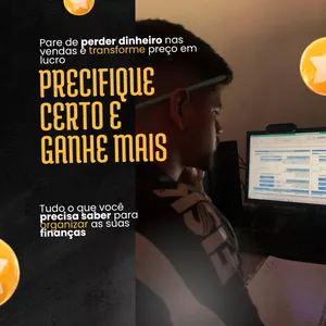 Imagem de capa para o Curso online Precifique certo e Ganhe mais 