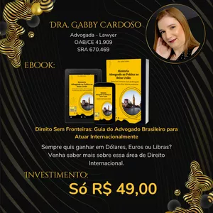 Imagem de capa para o Ebook Direito Sem Fronteiras: Guia do Advogado Brasileiro para Atuar Internacionalmente