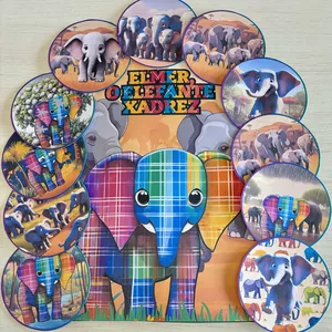 Imagem de capa para o Ebook LUVA ELMER, O ELEFANTE XADREZ