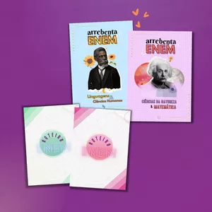 Imagem de capa para o Ebook KIT ARREBENTA ENEM (Vols. 1 e 2) + Checklist ENEM (Opção Inglês)
