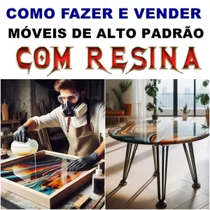 Imagem do curso Como Fazer e Vender Móveis de Alto Padrão com Resina - Curso Online