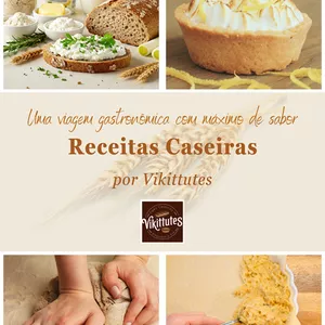 Imagem de capa para o Ebook Receitas Caseiras Por Vikittutes