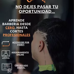 Imagen de portada para Curso online El arte de la Barbería 