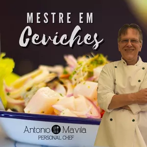 Mestre em Ceviches - Aprenda tudo para montar seu delivery de ceviches e viver disso! Feito por um economista e chef de culinária peruana. >