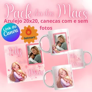 Imagem de capa para o Curso online Pack de artes digitais Dia das mães