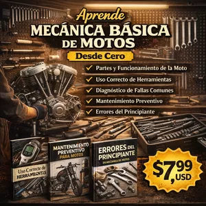 Imagen de portada para Ebook Curso de Mecánica Básica de Motos