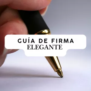 Imagen de portada para Curso online Guía de Firma Elegante – Hojas de Práctica para Autógrafo