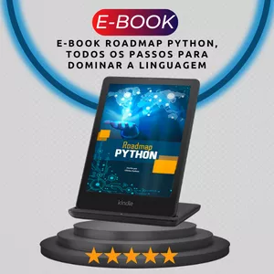 Imagem de capa para o Ebook Roadmap Python