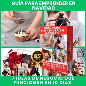 Imagen de portada para Curso online GUÍA PARA EMPRENDER EN NAVIDAD.  7 IDEAS DE NEGOCIO QUE FUNCIONAN EN  10 DIAS 