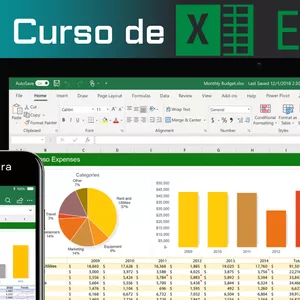 Imagem de capa para o Curso online Aprenda Excel - Com tradução em Libras