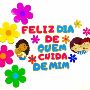 Imagem de capa para o Ebook Painel Feliz dia de quem cuida de mim.