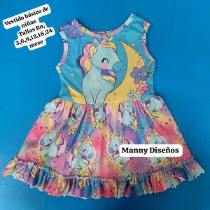 Imagen de portada para Curso online Vestido básico de niña Rn a 24 meses