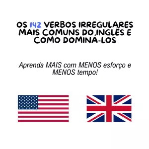 Imagem de capa para o Ebook Os 142 Verbos Irregulares Mais Usados no Inglês e Como Dominá-los