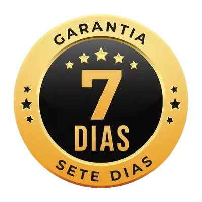 Fique tranquilo(a) em relação ao seu investimento. A sua compra é sem risco e você tem 7 dias de garantia incondicional. Se durante este período você decidir que o produto não é adequado para você ou que ainda não está preparado no momento, tudo bem. Basta solicitar o reembolso que receberá o seu dinheiro de volta.