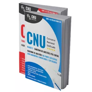 Imagem de capa para o Ebook Manual do Aprovado - Questões EXCLUSIVAS de TODO O BLOCO 5 para o Concurso Nacional Unificado